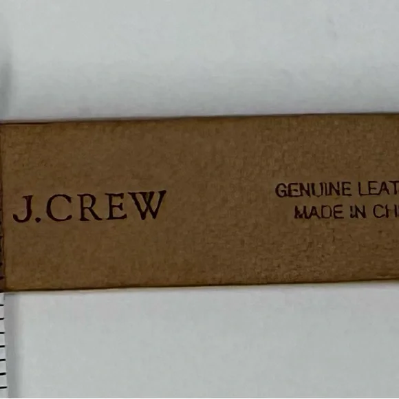 J. Crew Cream Belt with Gold Buckle - Picture 5 of 7